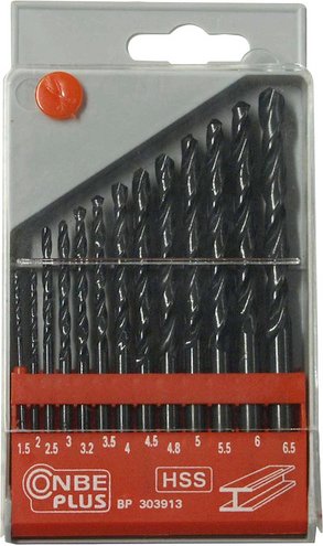 CON:P HSS-Bohrersatz, Rundschaft, schwarz