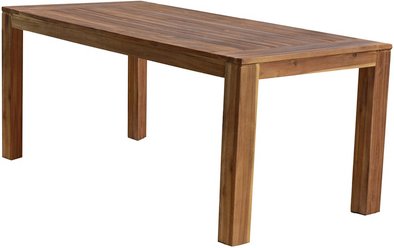 GARDEN PLEASURE Gartentisch »TOPEKA «, BxL: 90 x 180 cm, Akazienholz - braun