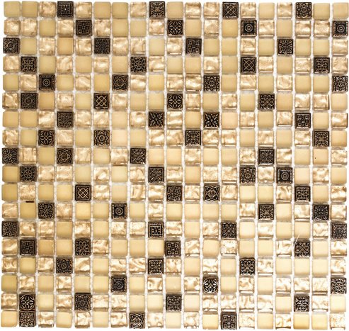 HuH Mosaik Mosaikfliese »Roman«, BxL: 32,2 x 30,5 cm, Wandbelag - beige