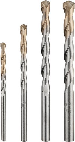CONNEX Betonbohrer-Satz, 4 - silberfarben