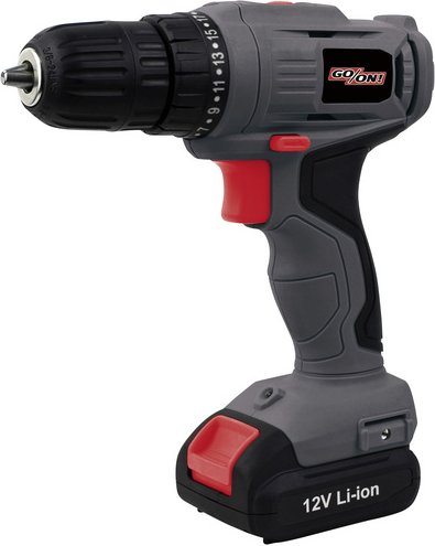 GO/ON! Akku-Bohrschrauber »ZS-121007«, 12 V, inkl. Akku - grau