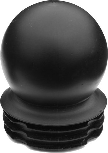 FLORAWORLD Zaun_Kugelkappe, BxHxT: 6 x 7,5 x 6 cm, schwarz, für runden levitexx.-ECO Zaun sowie Torpfosten