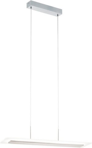 EGLO LED-Pendelleuchte »MANRESA«, inkl. Leuchtmittel in warmweiß - silberfarben