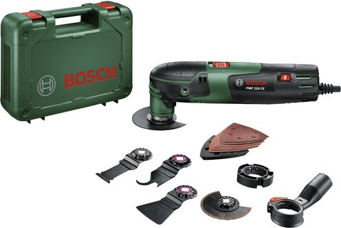 BOSCH HOME & GARDEN Multifunktionswerkzeug »PMF 220 CE Set«, 220 W, inkl. Zubehör