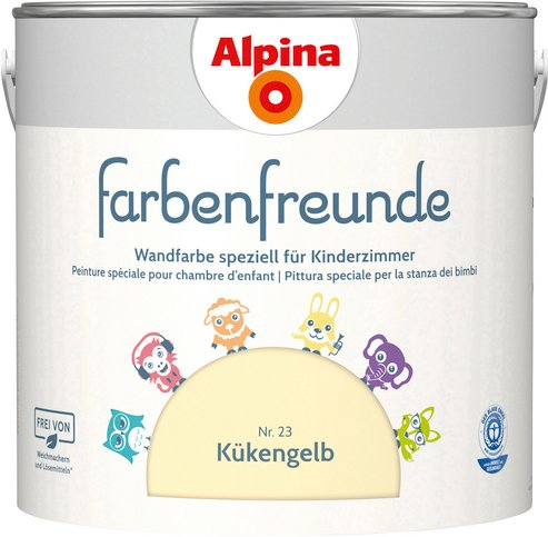ALPINA Dispersionsfarbe »Farbenfreunde«, Kükengelb, matt