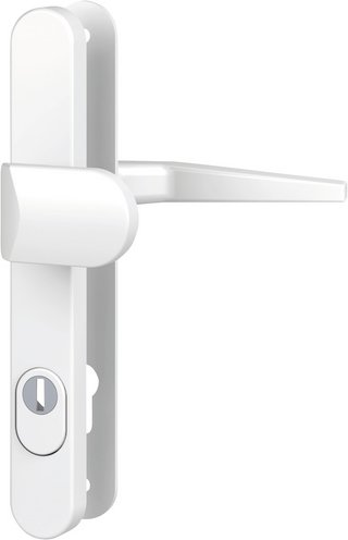 BASI Türbeschlag, aluminium, weiß - weiss