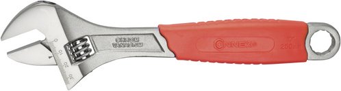 CONNEX Rollgabelschlüssel, Schlüsselgröße: 250 mm - silberfarben