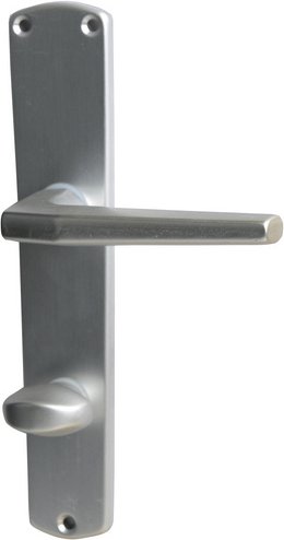 ALPERTEC Langschild-Garnitur »Phil«, Aluminium - silberfarben
