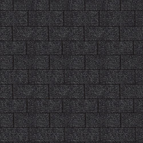 KARIBU Dachschindel »Dacheindeckung«, Bitumen, schwarz, Paketinhalt: 3 m²