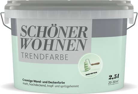 Thumbnail - SCHÖNER WOHNEN FARBE Dispersionsfarbe »Trendfarbe«, Macaron, matt - gruen