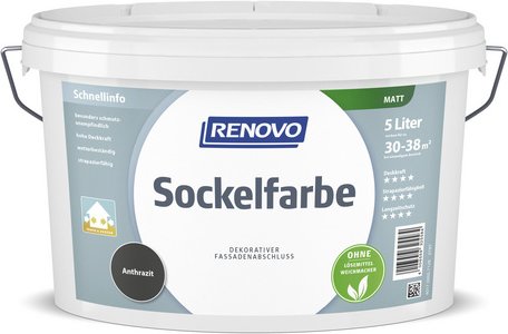 RENOVO Sockelfarbe - grau
