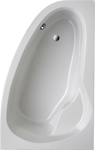 Thumbnail - OTTOFOND Eckwanne, BxHxL: 175 x 56 x 175 cm, geschwungen - weiss