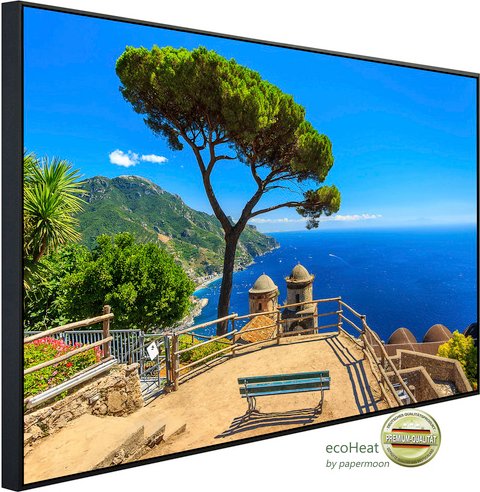 Thumbnail - papermoon Infrarotheizung »EcoHeat - Panorama Ravello Amalfi«, Matt-Effekt - bunt
