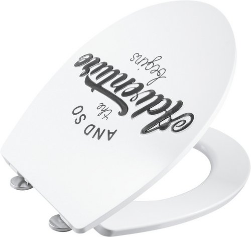 WELLWATER WC-Sitz »Relief Adventure«, Duroplast Relief, mit Absenkautomatik - bunt