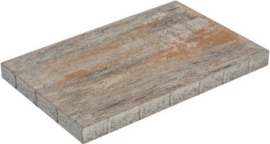 Mr. GARDENER Betonplatte »Pollenca «, Beton, Muschelkalk, LxBxH: 60 x 40 x 4 cm - bunt