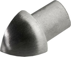 Fuchs Design Fliesenschiene-Außenecke, BxL: 6 x 3 cm, Edelstahl - silberfarben