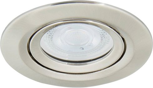 PAULMANN LED-Einbauleuchte »Nova«, GU10, dimmbar, inkl. Leuchtmittel in warmweiß - silberfarben