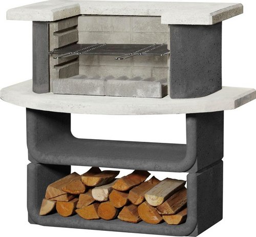 Thumbnail - BUSCHBECK Grillbar »Oregon«, BxHxT: 65 x 101 x 110 cm - weiss