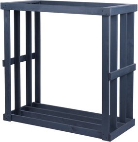 Thumbnail - Westmann Kaminholzregal »Harald«, BxHxT: 108 x 106 x 52 cm, Kiefernholz - grau