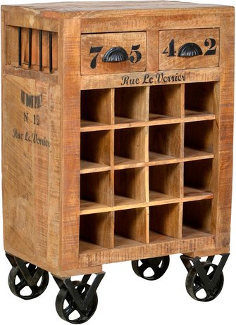 SIT Kommode »RUSTIC«, Mangoholz/Metall - braun