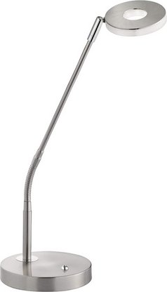 Fischer & Honsel Tischleuchte »Dent«, BxH: 16 x 60 cm, integrierte LED - silberfarben