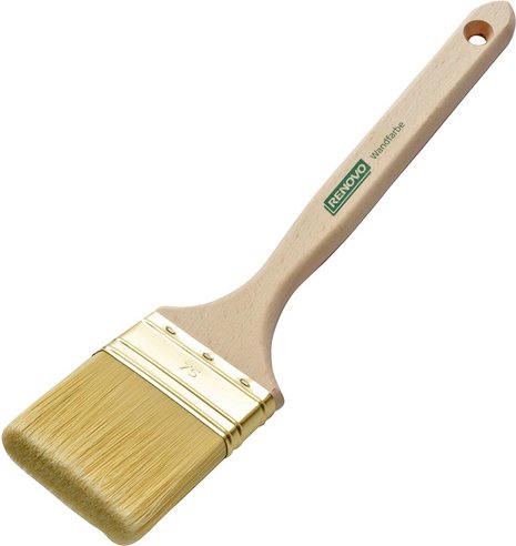RENOVO Fassadenpinsel, 7,5 cm, Kunstfaser | FILLPRO - gruen