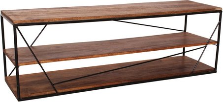 SIT Lowboard »TOM TAILOR«, braun/schwarz, mangoholz/metall - beige