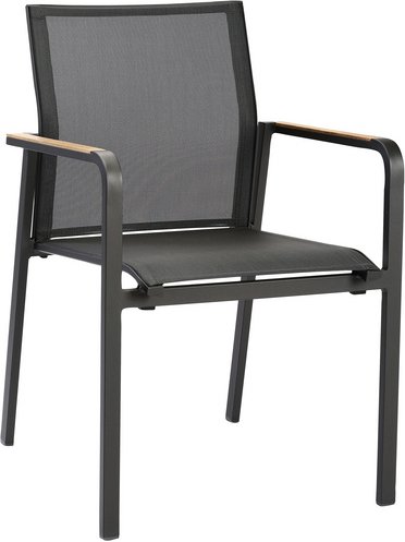 BEST Stapelsessel »Paros«, Metall, BxHxT: 56 x 85 x 64 cm - grau