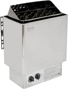 Saunaofen »KIVA«, 4,5 kW - silberfarben