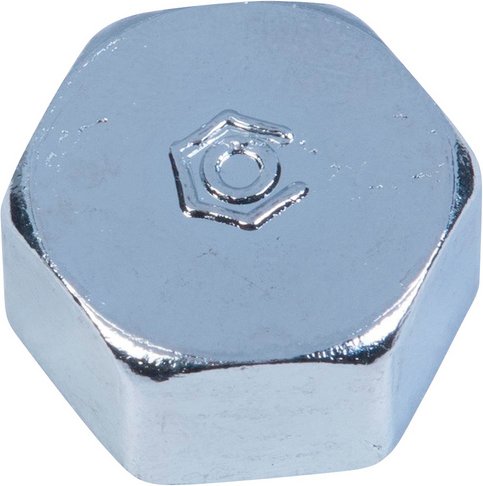 CORNAT Kappe, Messing, Innengewinde: 1/2" - silberfarben