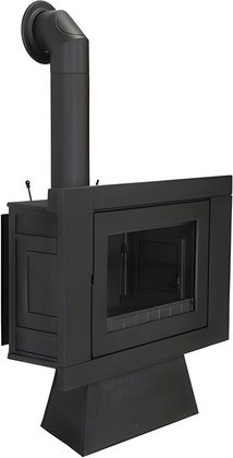 GLOBEFIRE Kaminofen »Neptune Elegance«, schwarz, Gusseisen, 7 kW