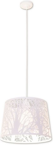 NÄVE Pendelleuchte »White Wood«, ∅xH: 35 x 150 cm, Metall/Kunststoff - weiss