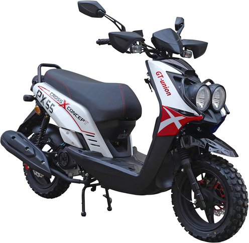 GT UNION Mofa »PX 55 Cross-Concept«, 50 cm³, 25 km/h, Euro 5 - rot