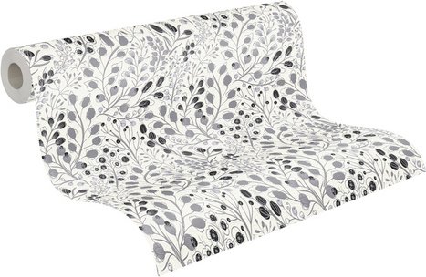 Thumbnail - A.S. Création Vliestapete, BxL: 53 x 1005 cm, weiß/schwarz - weiss | schwarz