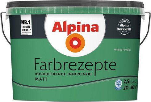 ALPINA Innenfarbe »Farbrezepte«, Wildes Paradies, matt - bunt