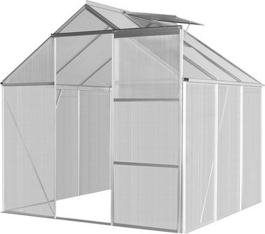 FLORAWORLD Gewächshaus »Grow«, BxH: 190 x 193 cm, Aluminium/Kunststoff - transparent