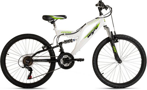 Wyld Kinderfahrrad »Zodiac«, 18 Gänge, Weiß - weiss - Größe 24