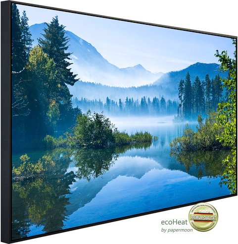 papermoon Infrarotheizung »EcoHeat - See in Landschaft«, Matt-Effekt - bunt