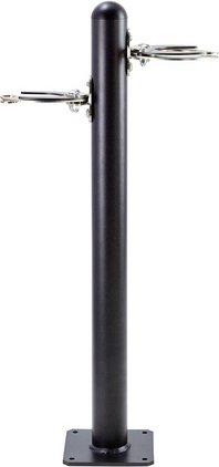 Tretrollerständer, für 2 Roller, schwarz - silberfarben