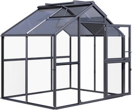 KGT Gewächshaus »Novum«, 5,68 m², grau