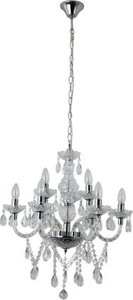 SalesFever Kronleuchter, ohne Leuchtmittel - transparent