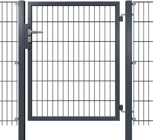 hadra Gartentor, Durchgangs-BxH: 125 x 120 cm, 1-flügelig - grau