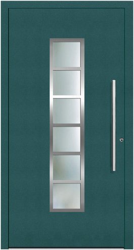 KNOCK Aluminium-Haustür »Terra Nova«, moosgrün - gruen