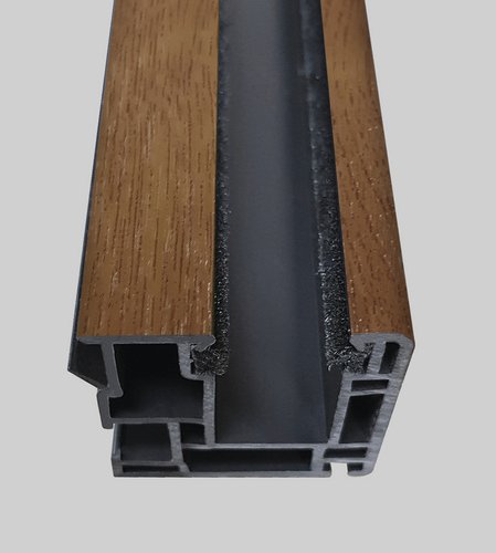 Meeth Rollladenführung, Kunststoff (PVC) - braun