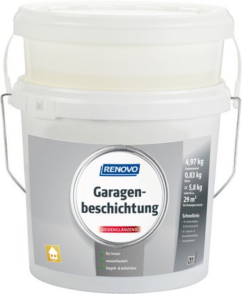 RENOVO Garagenbeschichtung - grau