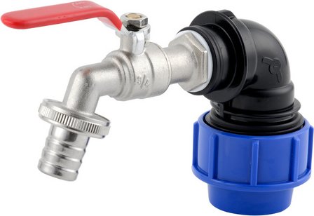 FLORAWORLD IBC-Zubehör, Messing/Kunststoff - rot