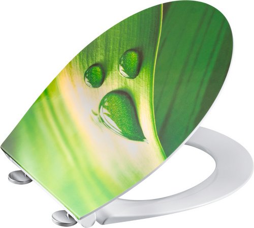 WELLWATER WC-Sitz »Nature«, Duroplast, mit Absenkautomatik - bunt