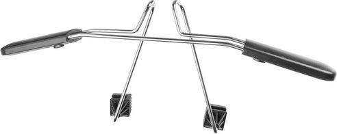 WALSER Autokleiderbügel, Stahl, schwarz/silber