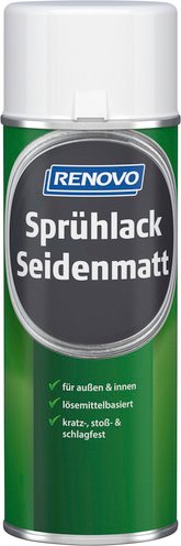RENOVO Sprühlack, farblos, seidenmatt, 400ml - transparent