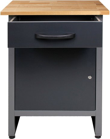 Ondis24 Werkbank »Wolle«, anthrazit, Metall - schwarz | grau